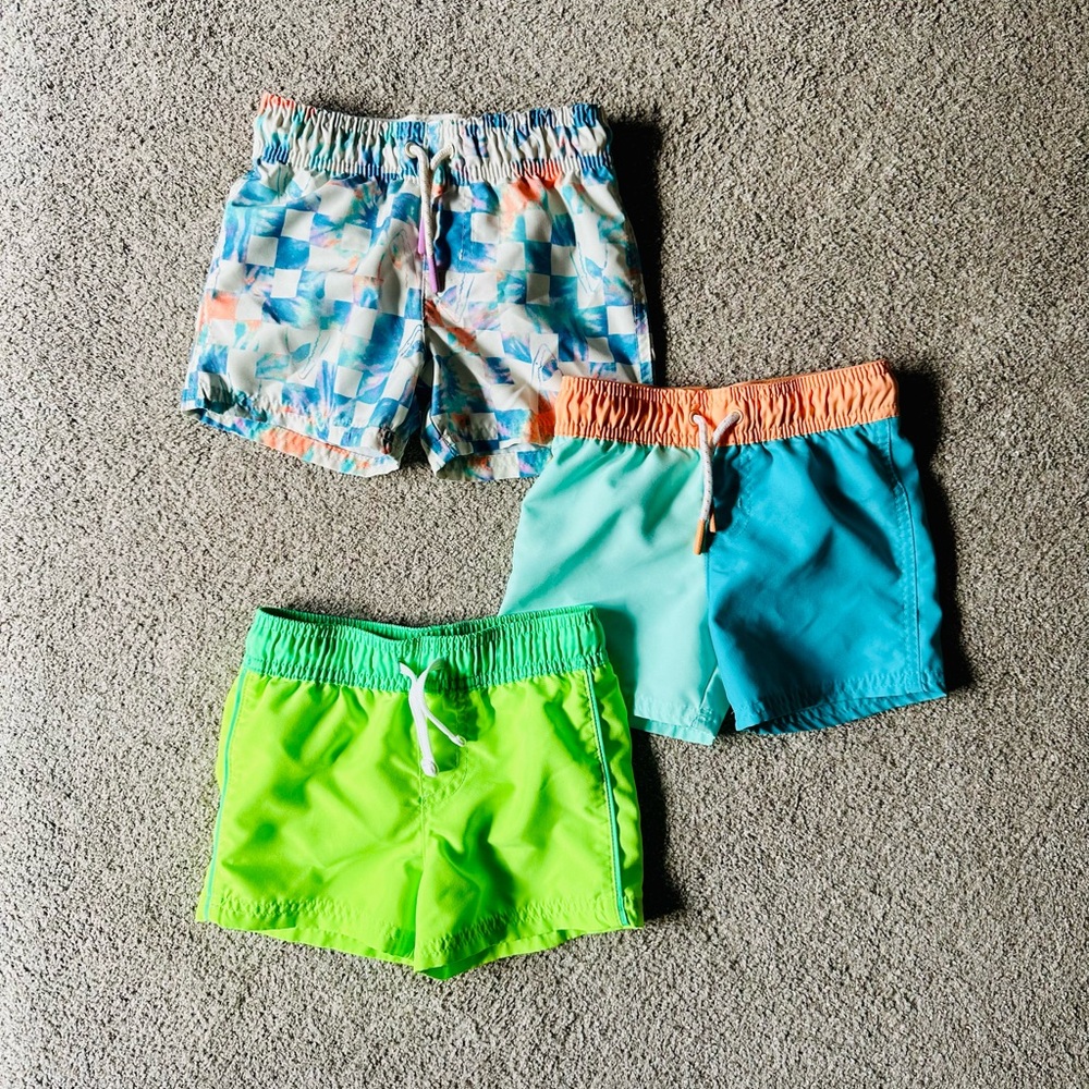 Cat & Jack Toddler Swim Trunks - Set of Three